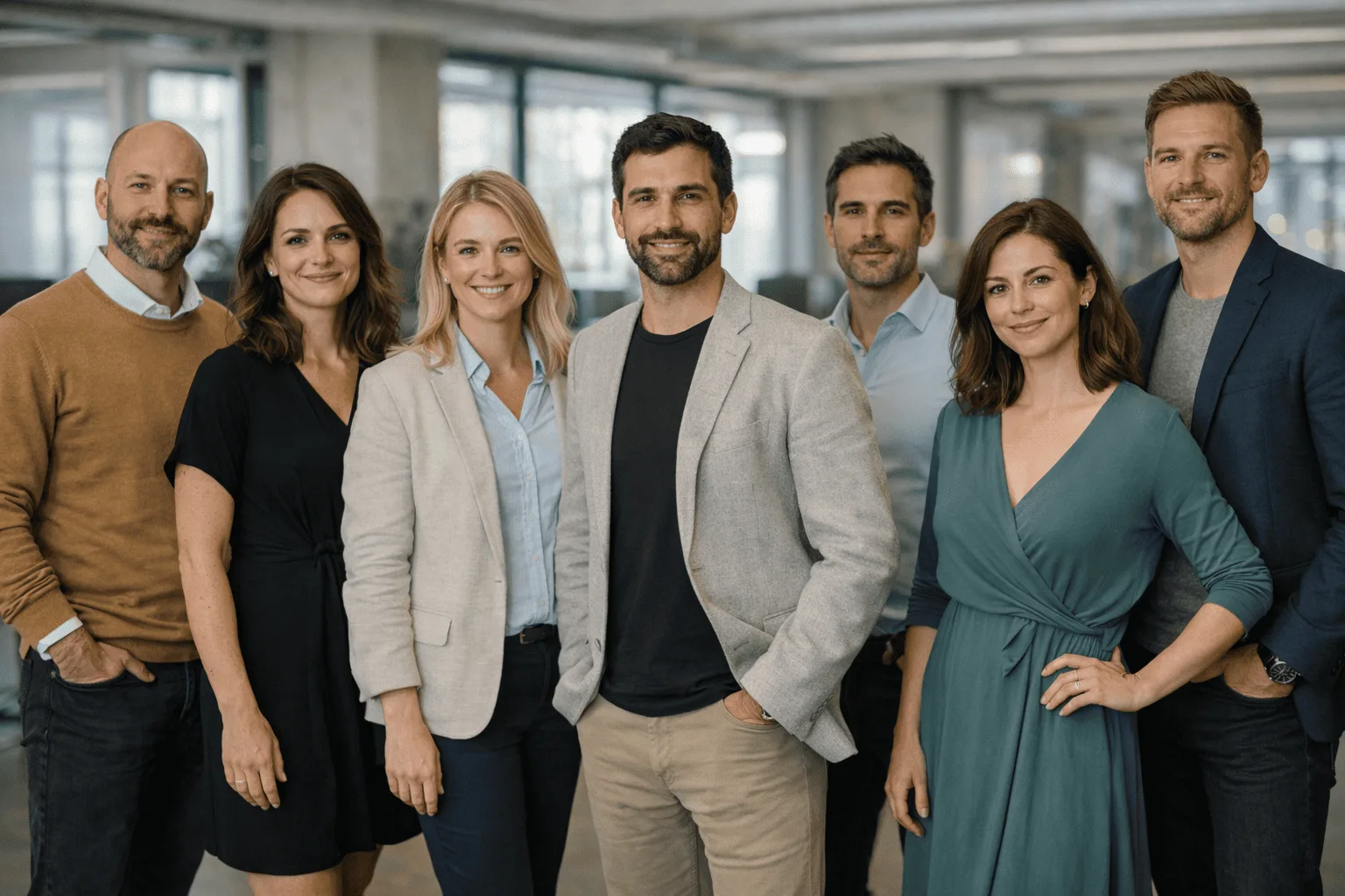 Team working on AI trading platform — Leeuw Winstiek